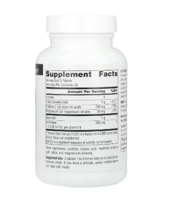 Source Naturals, Activated Quercetin™, Bioflavonoid Complex, 100 Tablets