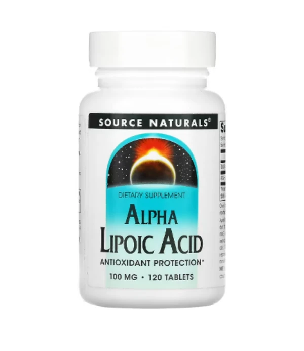 Source Naturals, Alpha Lipoic Acid, 100 mg, 120 Tablets
