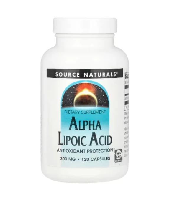 Source Naturals, Alpha Lipoic Acid , 300 mg, 120 Capsules