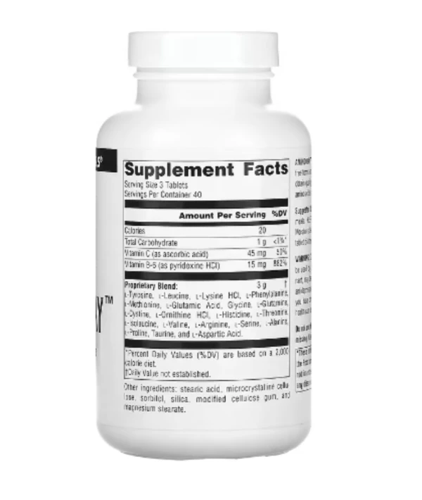 Source Naturals, Amino Day, 1,000 mg, 120 Tablets