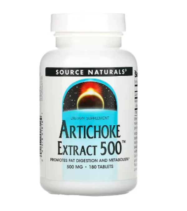 Source Naturals, Artichoke Extract 500, 500 mg, 180 Tablets