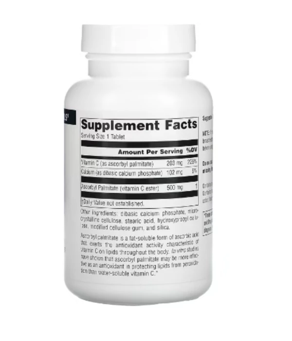 Source Naturals, Ascorbyl Palmitate, 500 mg, 90 Tablets