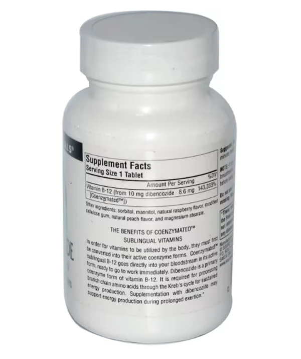 Source Naturals Athletic Series Dibencozide Coenzymated B-12 -- 120 Sublingual Tablets