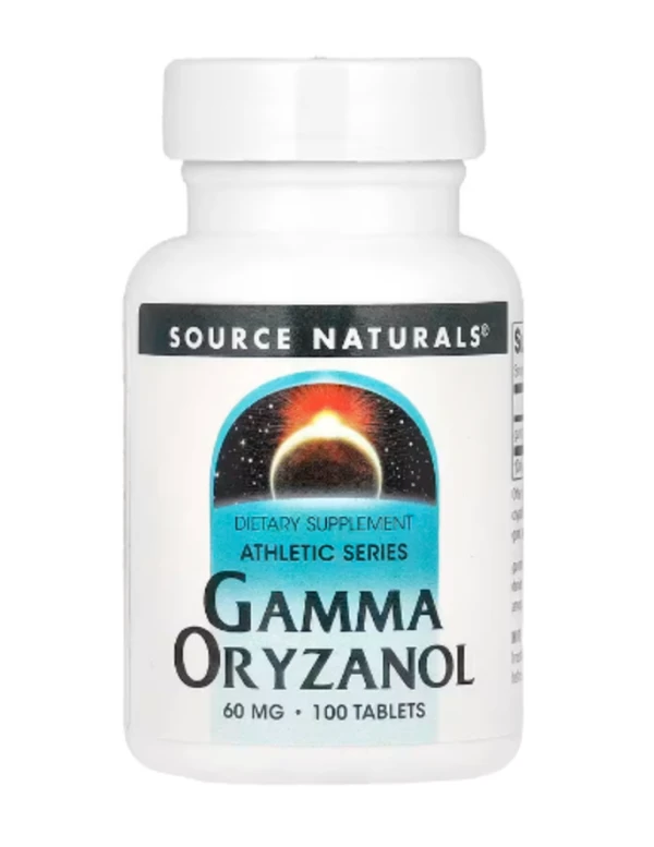 Source Naturals, Athletic Series, Gamma Oryzanol, 60 mg, 100 Tablets