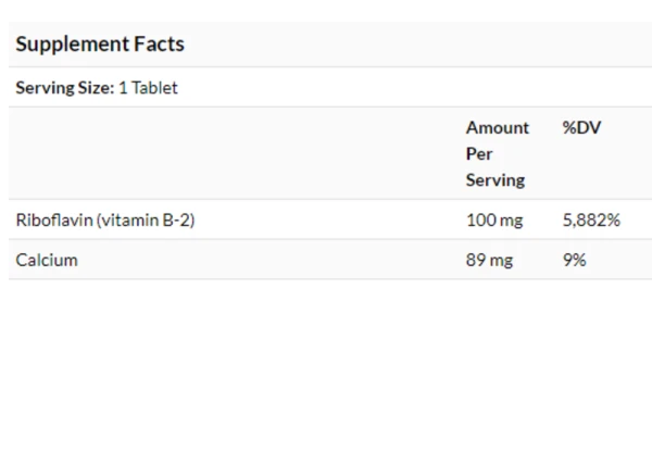 Source Naturals, B-2, 100 mg, 250 Tablets