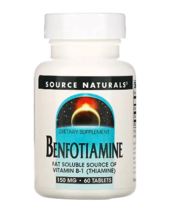 Source Naturals, Benfotiamine, 150 mg, 60 Tablets