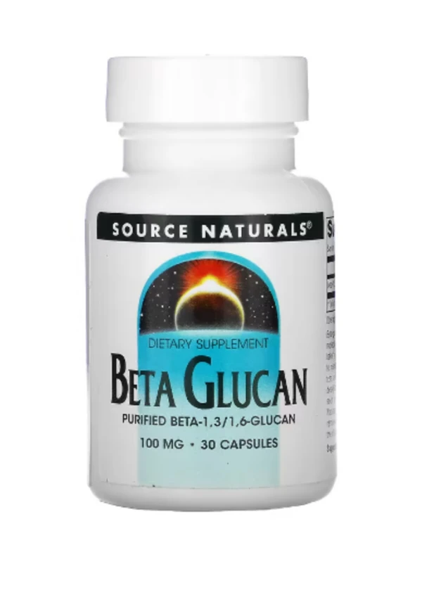 Source Naturals, Beta Glucan, 100 mg, 30 Capsules