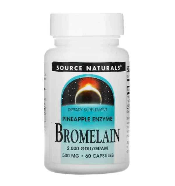 Source Naturals, Bromelain, 500 mg, 60 Capsules