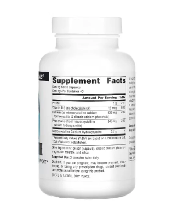 Source Naturals, Calcium Hydroxyapatite, 120 Capsules