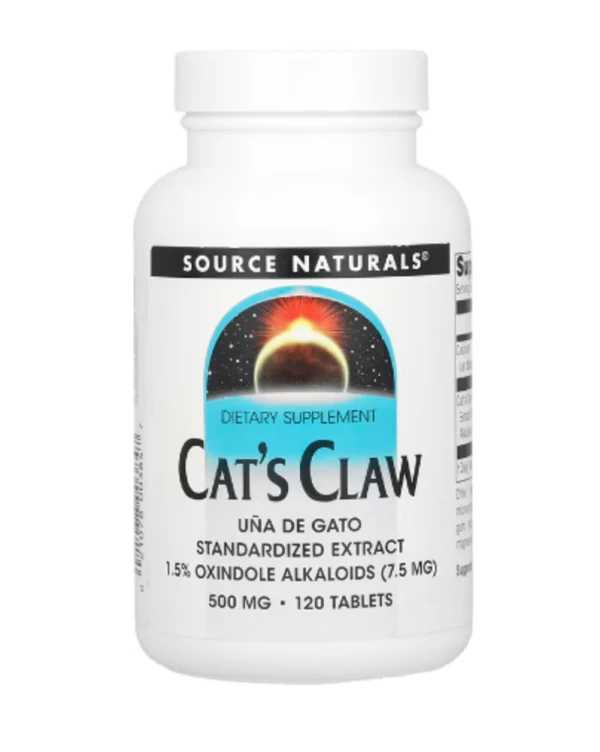 Source Naturals, Cat's Claw, 500 mg, 120 Tablets