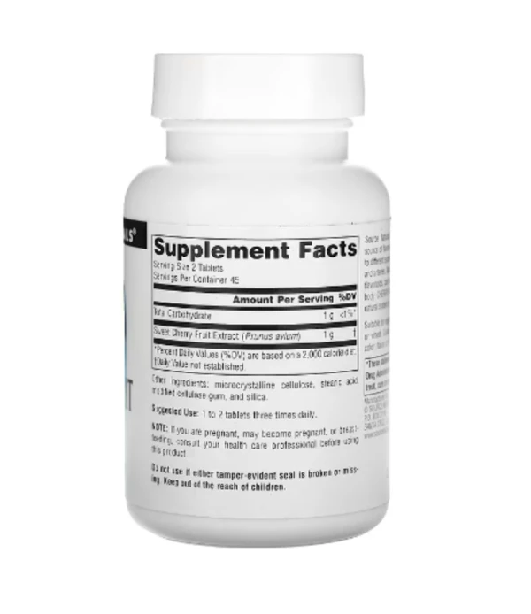 Source Naturals, Cherry Fruit Extract, 500 mg, 90 Tablets