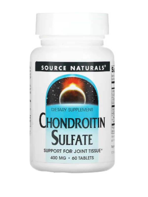 Source Naturals, Chondroitin Sulfate, 400 mg, 60 Tablets