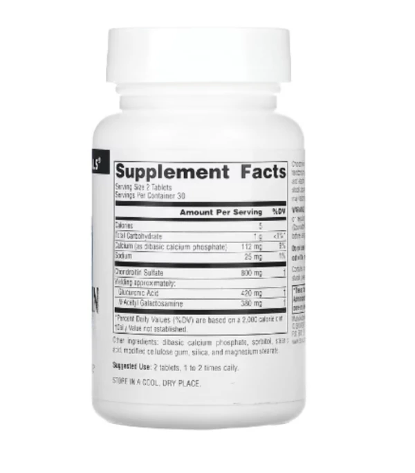 Source Naturals, Chondroitin Sulfate, 400 mg, 60 Tablets