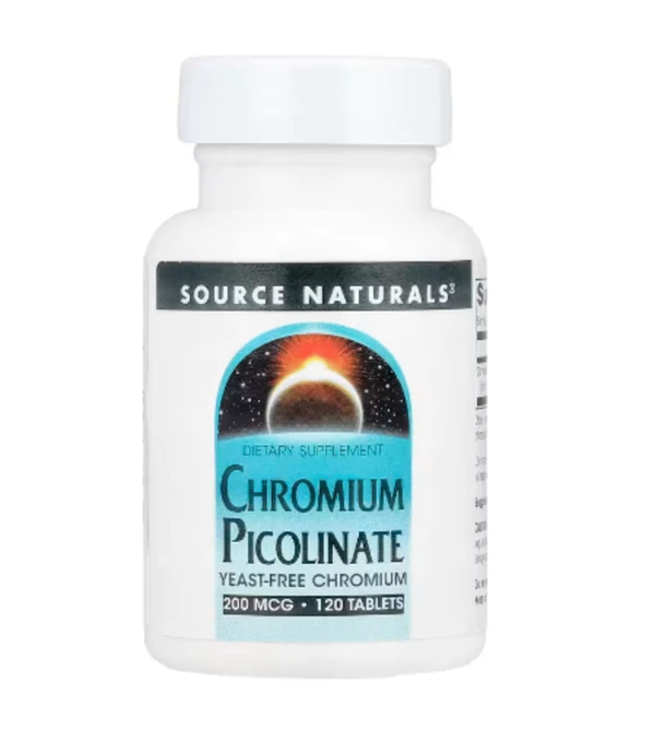 Source Naturals, Chromium Picolinate , 200 mcg, 120 Tablets