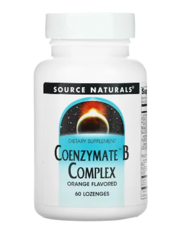 Source Naturals, Coenzymate B Complex, Orange, 60 Lozenges