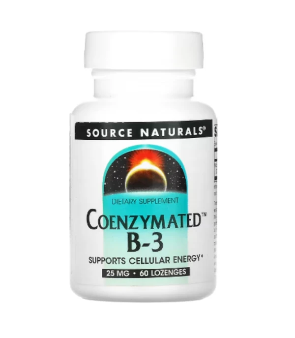 Source Naturals, Coenzymated B-3, 25 mg, 60 Lozenges