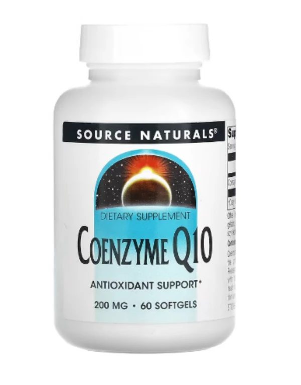 Source Naturals, Coenzyme Q10, 200 mg, 60 Softgels