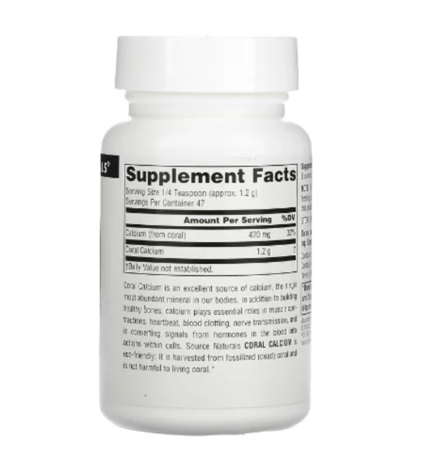 Source Naturals, Coral Calcium Powder, 2 oz (56.7 g)