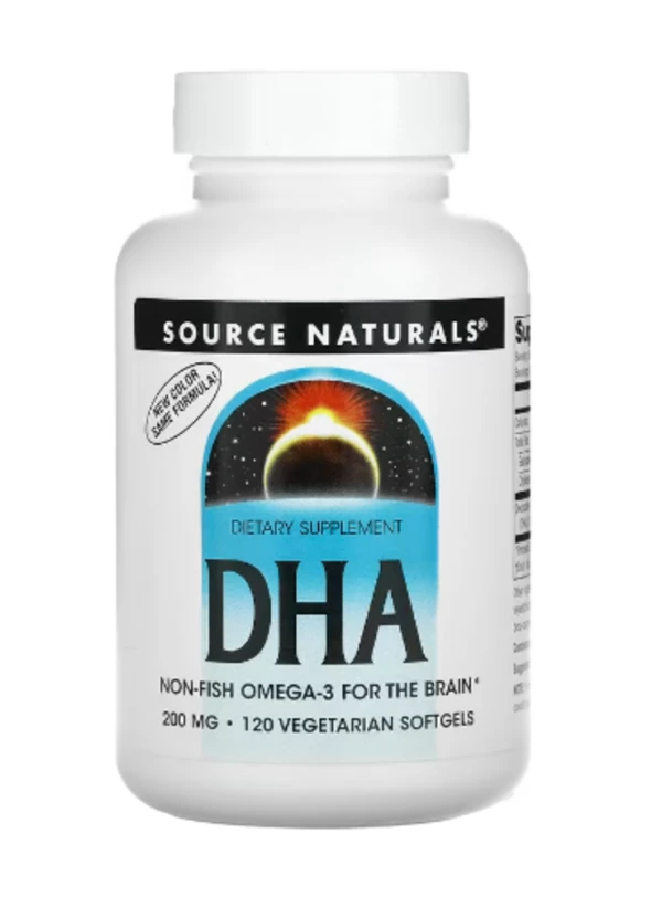Source Naturals, DHA, 200 mg, 120 Vegetarian Softgels