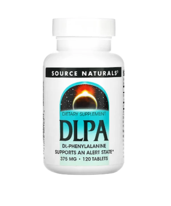 Source Naturals, DLPA, 375 mg, 120 Tablets