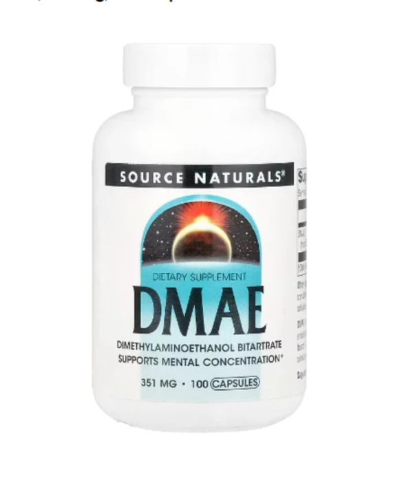 Source Naturals, DMAE , 351 mg, 100 Capsules