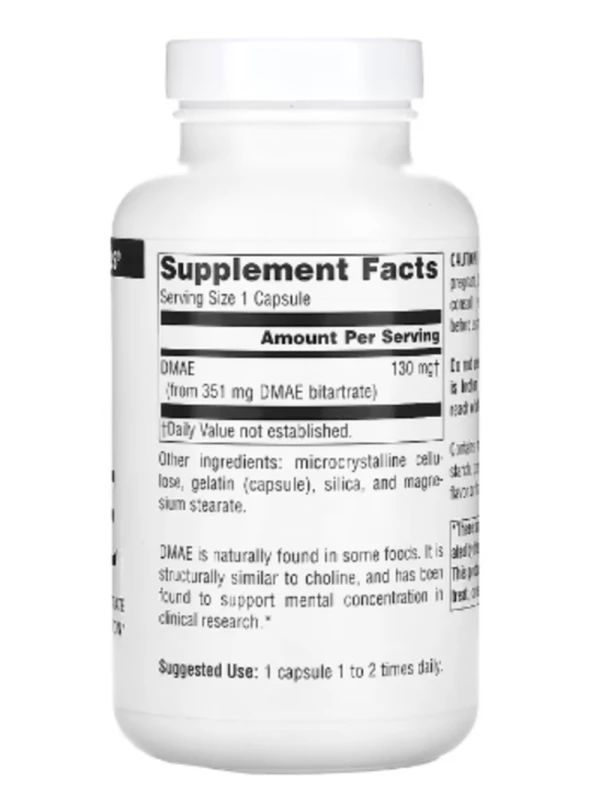 Source Naturals, DMAE, 351 mg, 200 Capsules