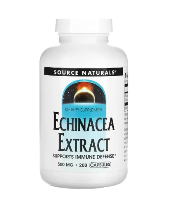 Source Naturals, Echinacea Extract, 500 mg, 200 Capsules