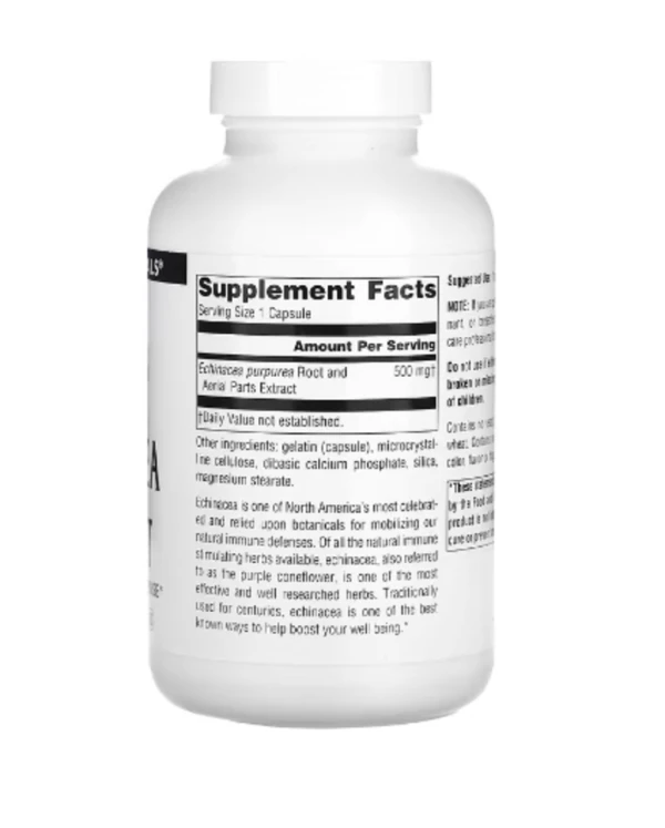 Source Naturals, Echinacea Extract, 500 mg, 200 Capsules