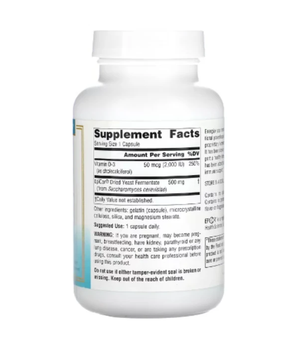 Source Naturals, EpiCor With Vitamin D-3, 120 Capsules