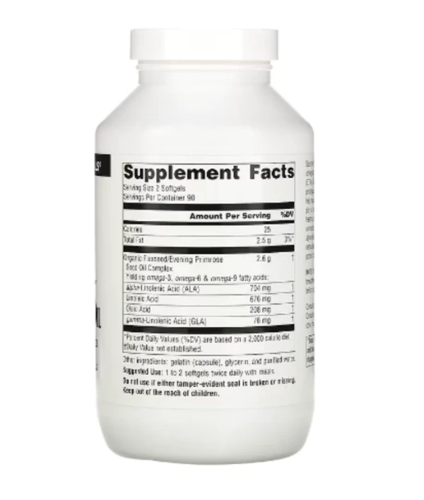 Source Naturals, Flax Seed-Primrose Oil, 1,300 mg, 180 Softgels