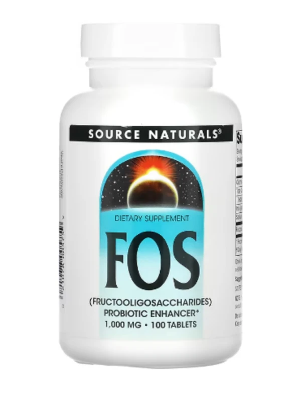 Source Naturals, FOS, 1,000 mg, 100 Tablets