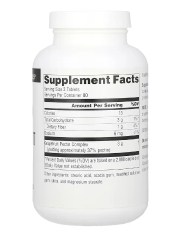 Source Naturals, Grapefruit Pectin, 1,000 mg , 240 Tablets (333 mg per Tablet)