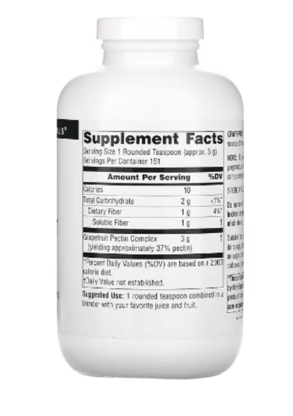 Source Naturals, Grapefruit Pectin Powder, 16 oz (453.6 g)