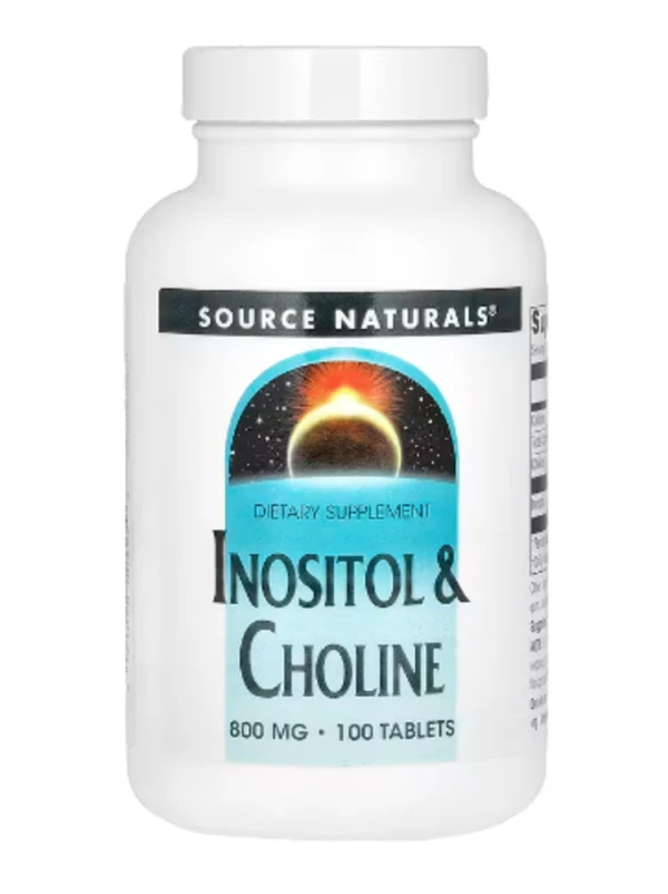 Source Naturals, Inositol & Choline, 800 mg, 100 Tablets