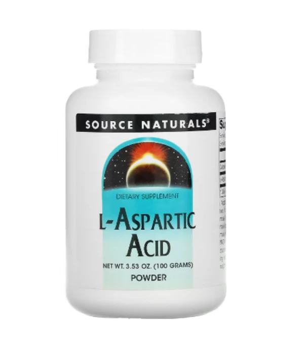 Source Naturals, L-Aspartic Acid Powder, 3.53 oz (100 g)