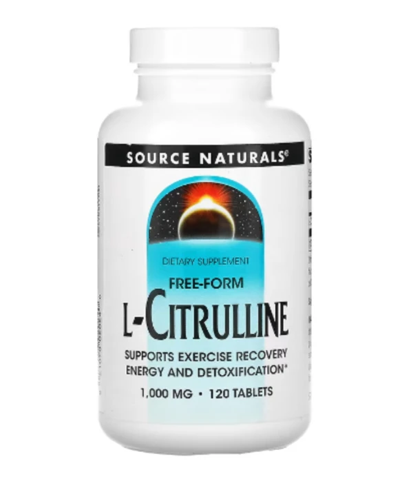 Source Naturals, L-Citrulline, Free-Form, 1,000 mg, 120 Tablets