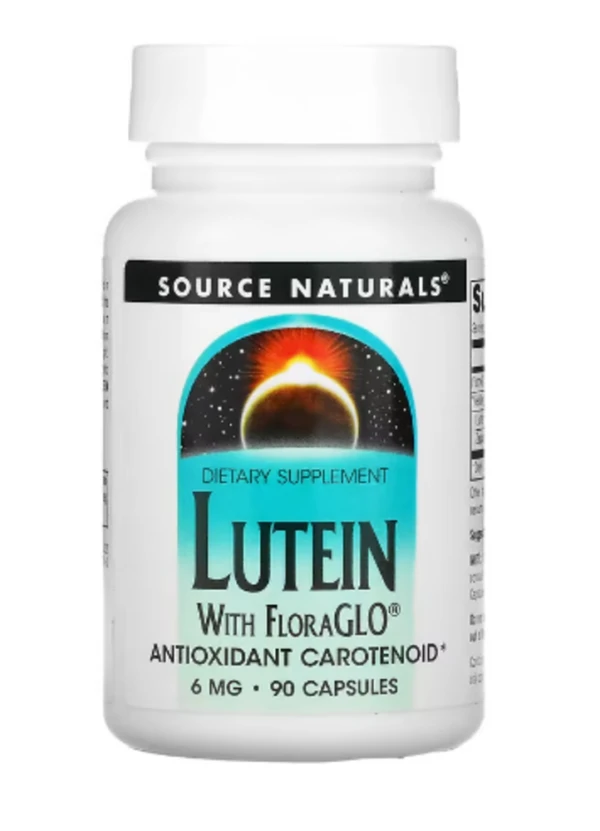 Source Naturals, Lutein, 6 mg, 90 Capsules