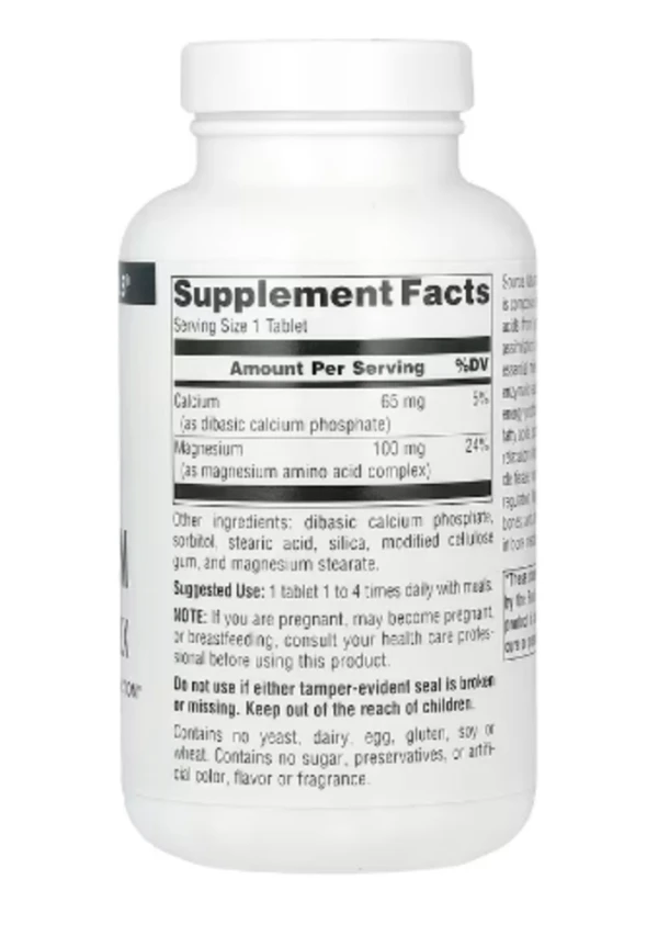 Source Naturals, Magnesium Chelate Complex, 100 mg, 250 Tablets