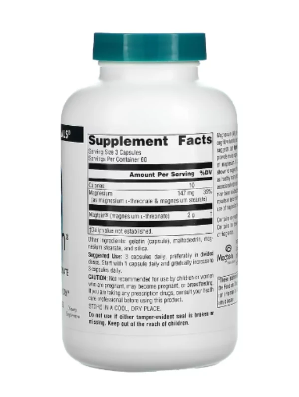 Source Naturals, Magtein, Magnesium L-Threonate, 667 mg, 180 Capsules