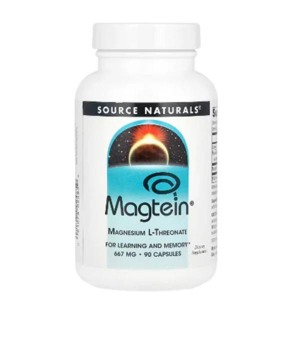 Source Naturals, Magtein®, Magnesium L-Threonate, 90 Capsules