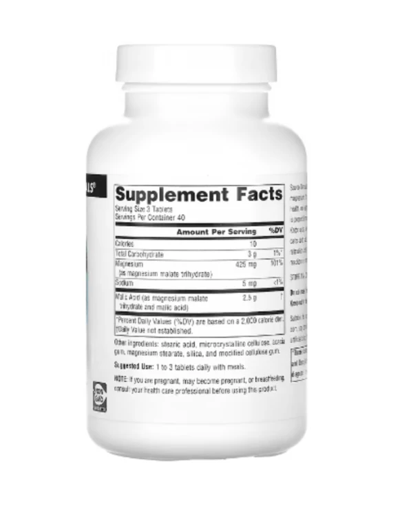 Source Naturals, Malic Acid, 2,500 mg , 120 Tablets