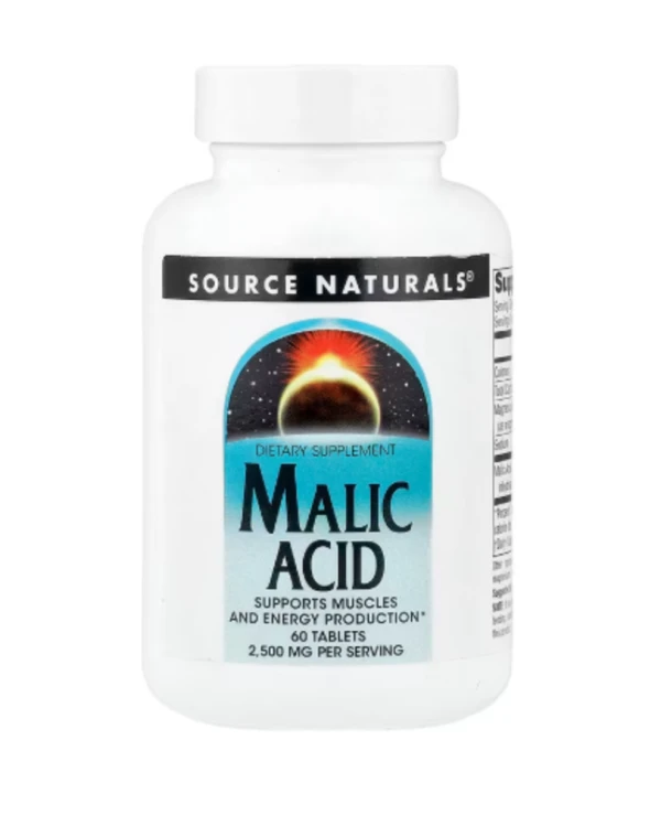 Source Naturals, Malic Acid, 60 Tablets