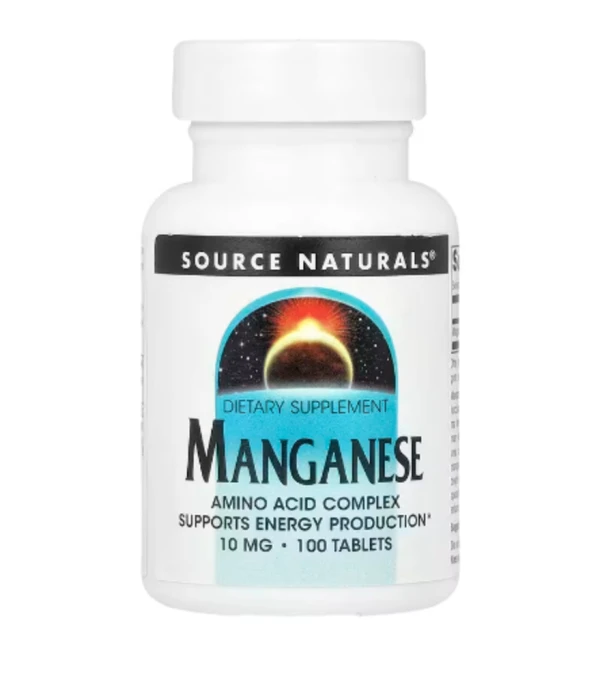 Source Naturals, Manganese , 10 mg, 100 Tablets