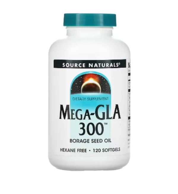 Source Naturals, Mega-GLA 300, 120 Softgels