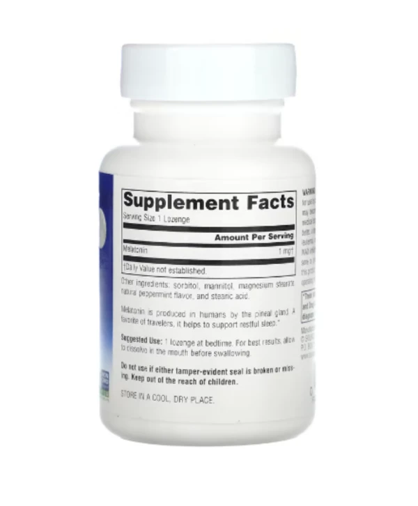 Source Naturals, Melatonin, Peppermint, 1 mg, 100 Lozenges