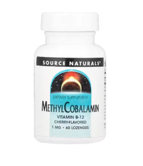 Source Naturals, MethylCobalamin, Cherry, 1 mg, 60 Lozenges