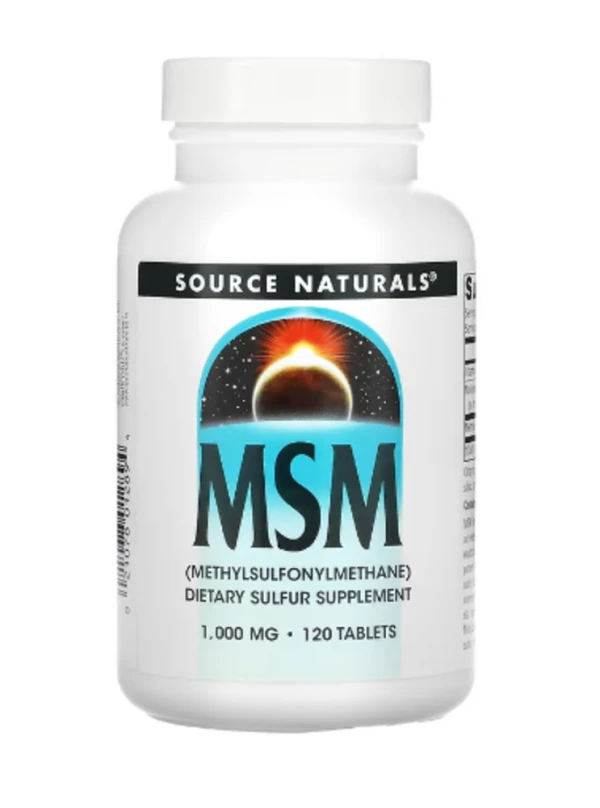 Source Naturals, MSM , 1,000 mg, 120 Tablets