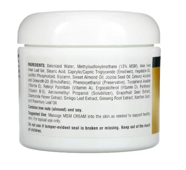 Source Naturals, MSM Cream, 4 oz (113.4 g)