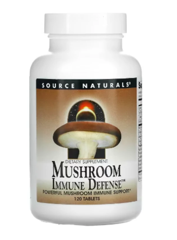 Source Naturals, Mushroom Immune Defense, 120 Tablets