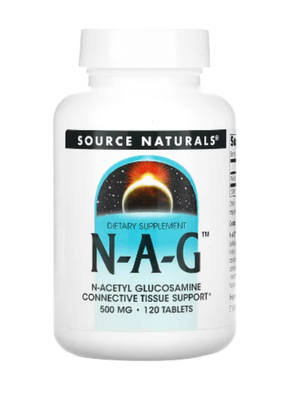 Source Naturals, N-A-G, 500 mg, 120 Tablets